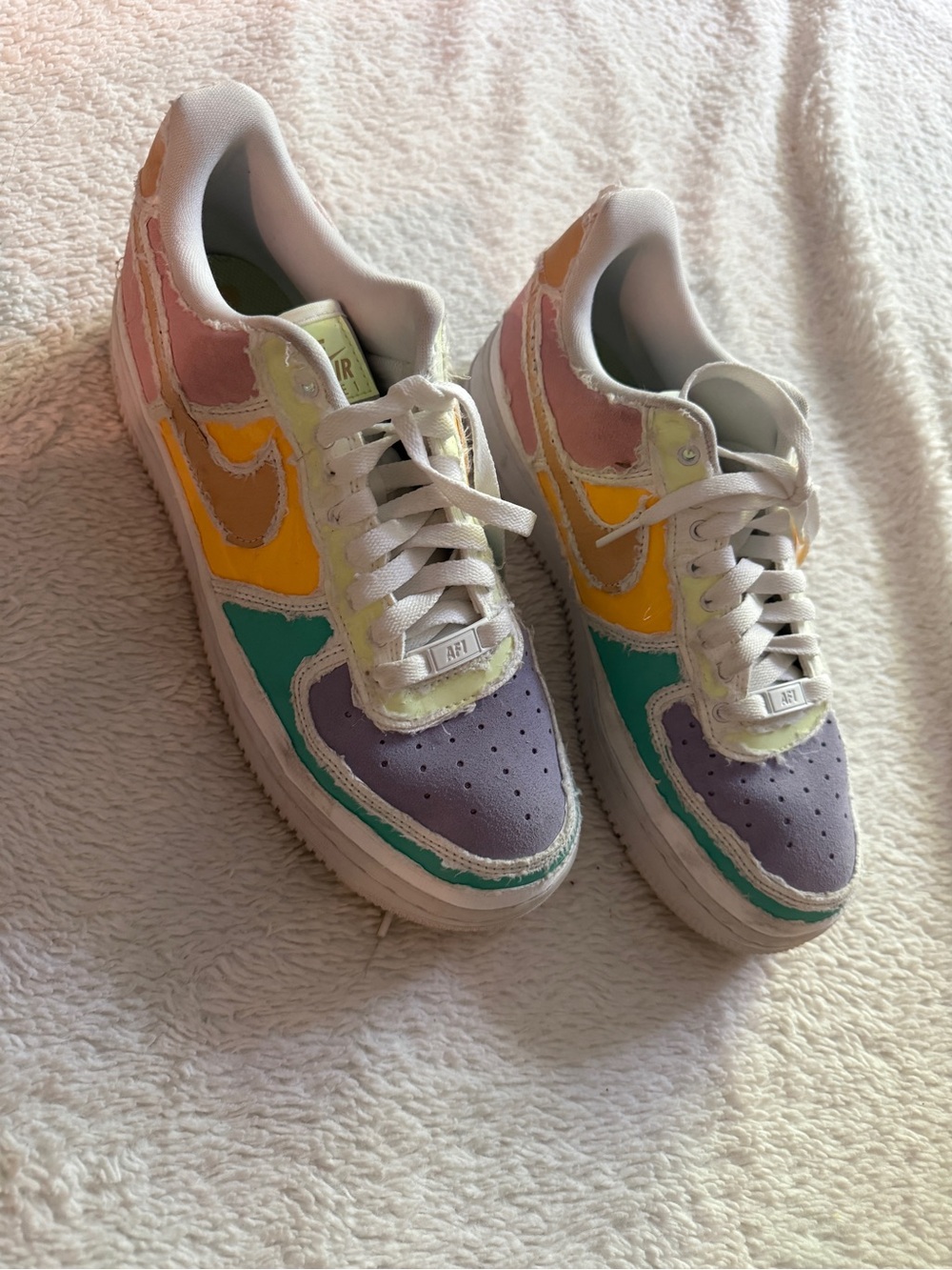 NIKE Air force 1 Colorblock Pastel Women’s Sneakers